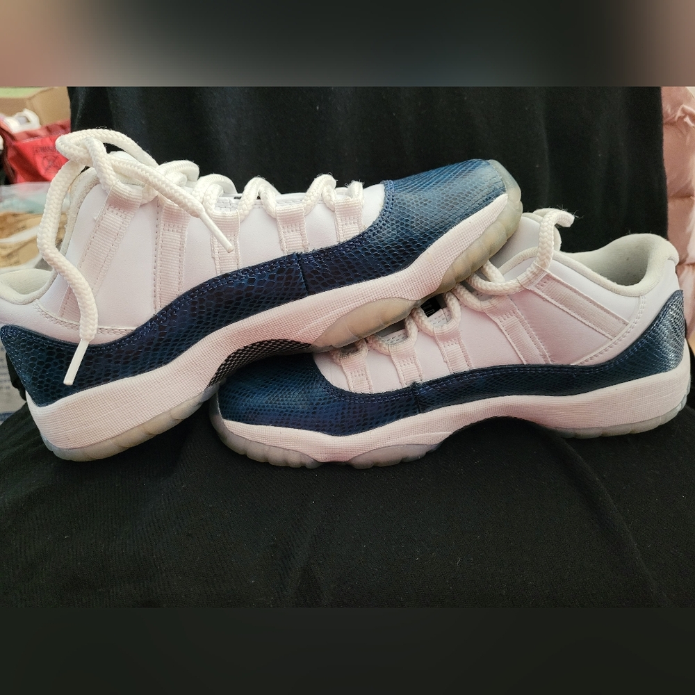Jordan 11 Retro Low Snake Navy (2019) (GS)